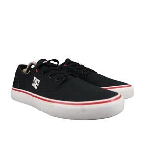 DC Shoes Mens 11 Sneaker Skate Casual Lifestyle Flash 2 Tx Low Top Lace up Black